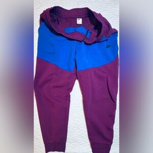 Nike tech Joggers - Purple and Blue